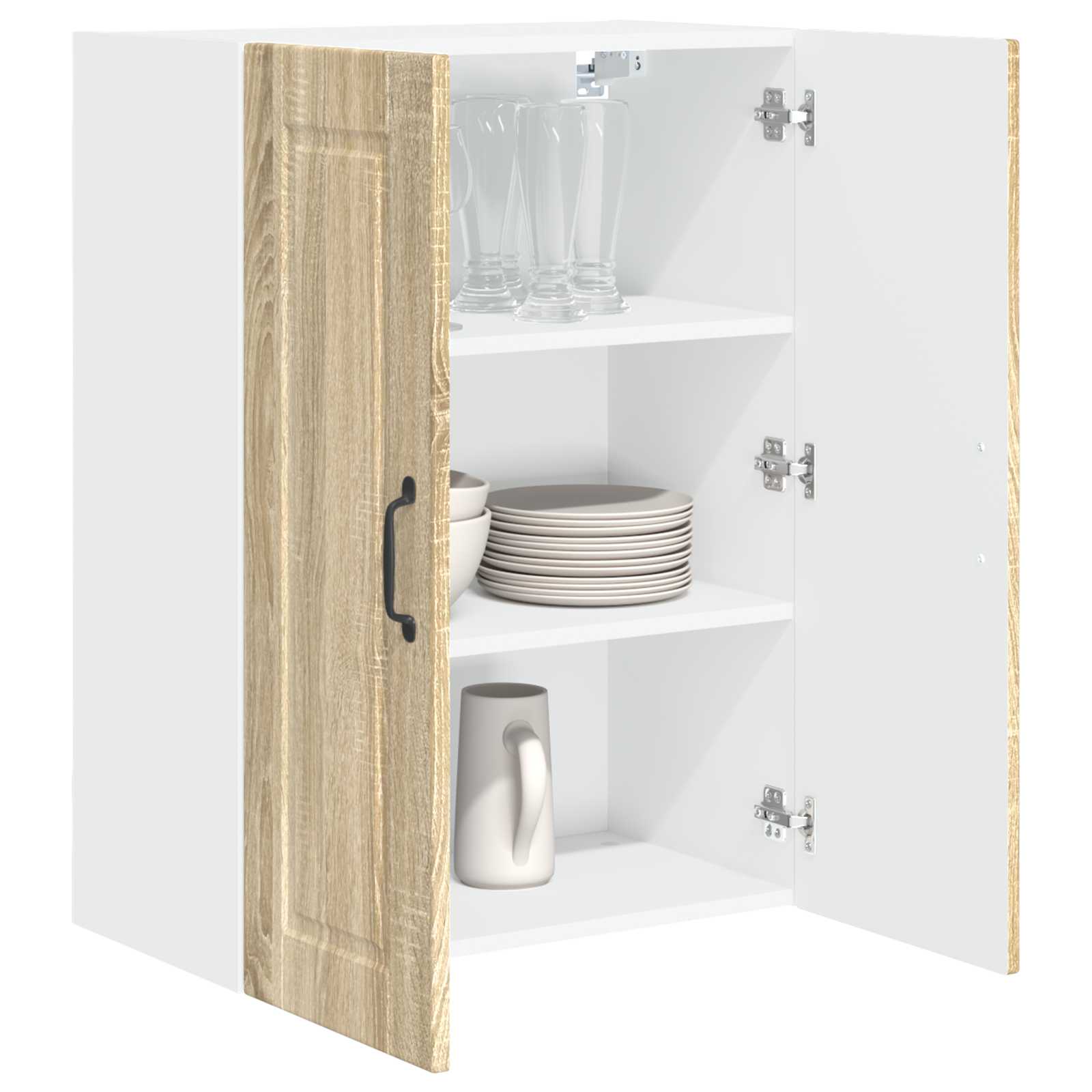 Armadietto a muro PORTO Rovere Sonoma 60 x 31 x 80 cm | homemem39