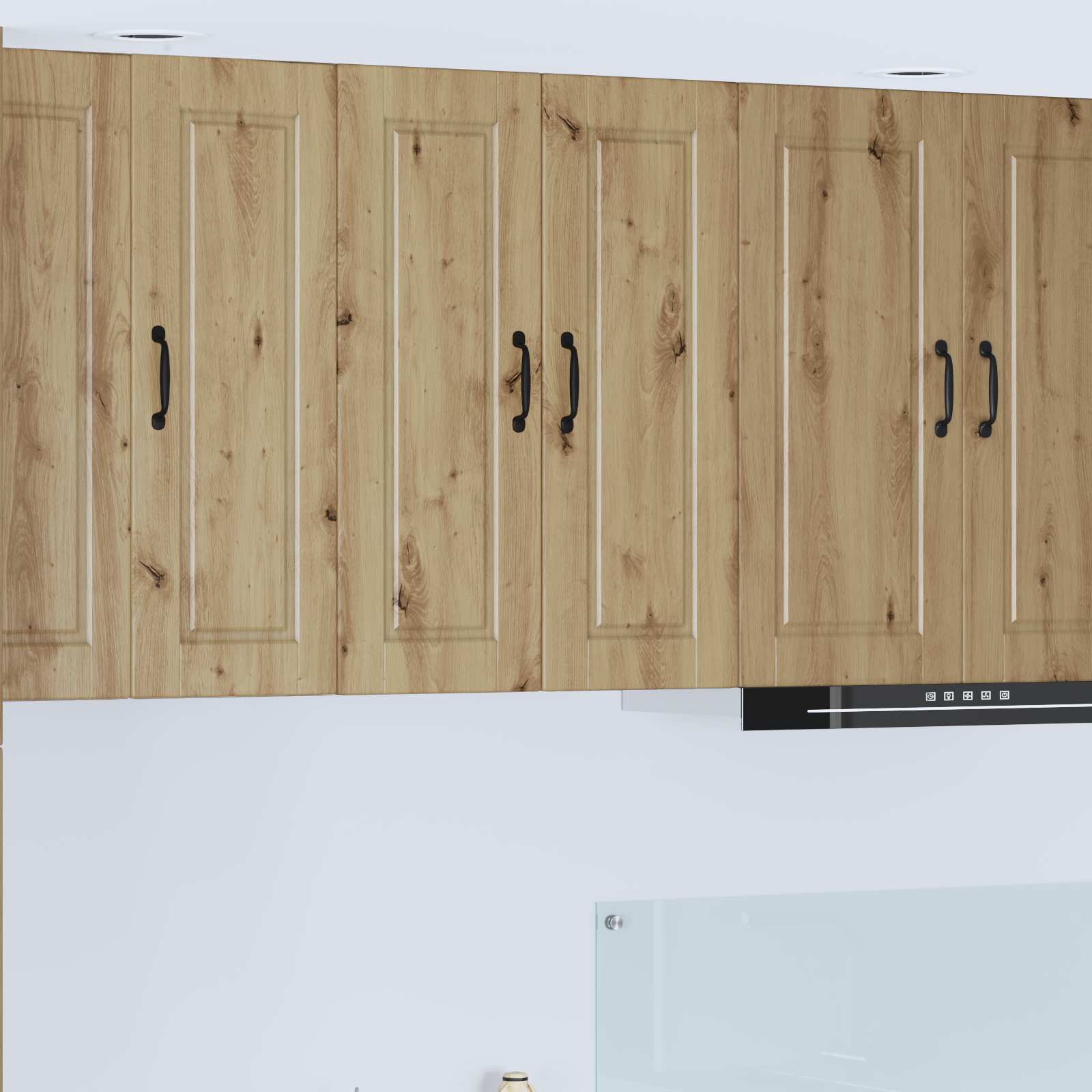Armadietto a muro PORTO Rovere artigianale 60 x 31 x 80 cm | homemem39