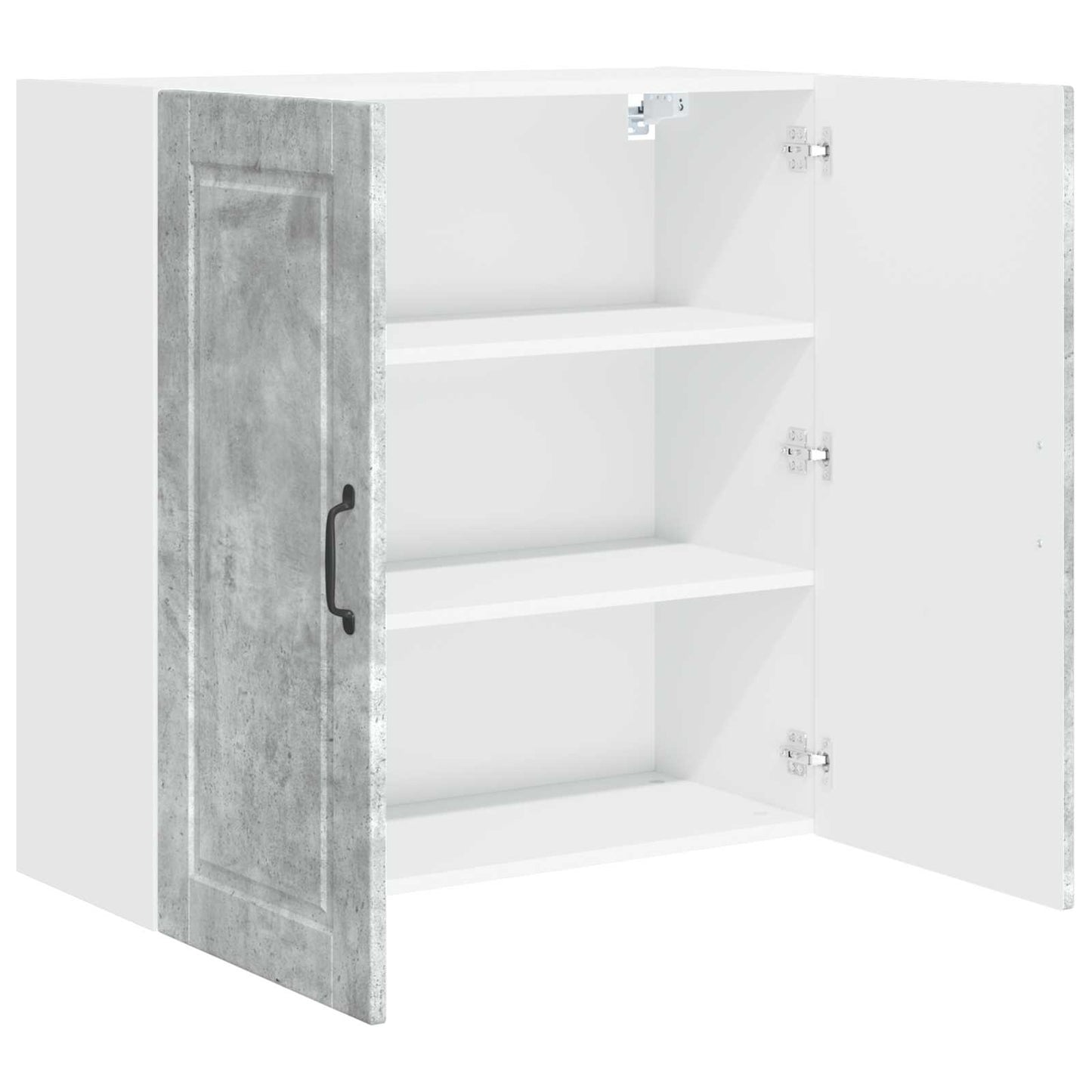 Armadietto a muro PORTO Grigio cemento 80 x 31 x 80 cm | homemem39