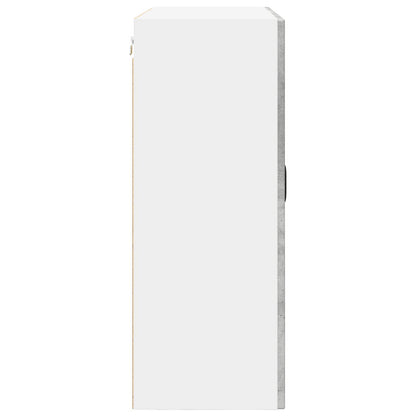 Armadietto a muro PORTO Grigio cemento 80 x 31 x 80 cm | homemem39