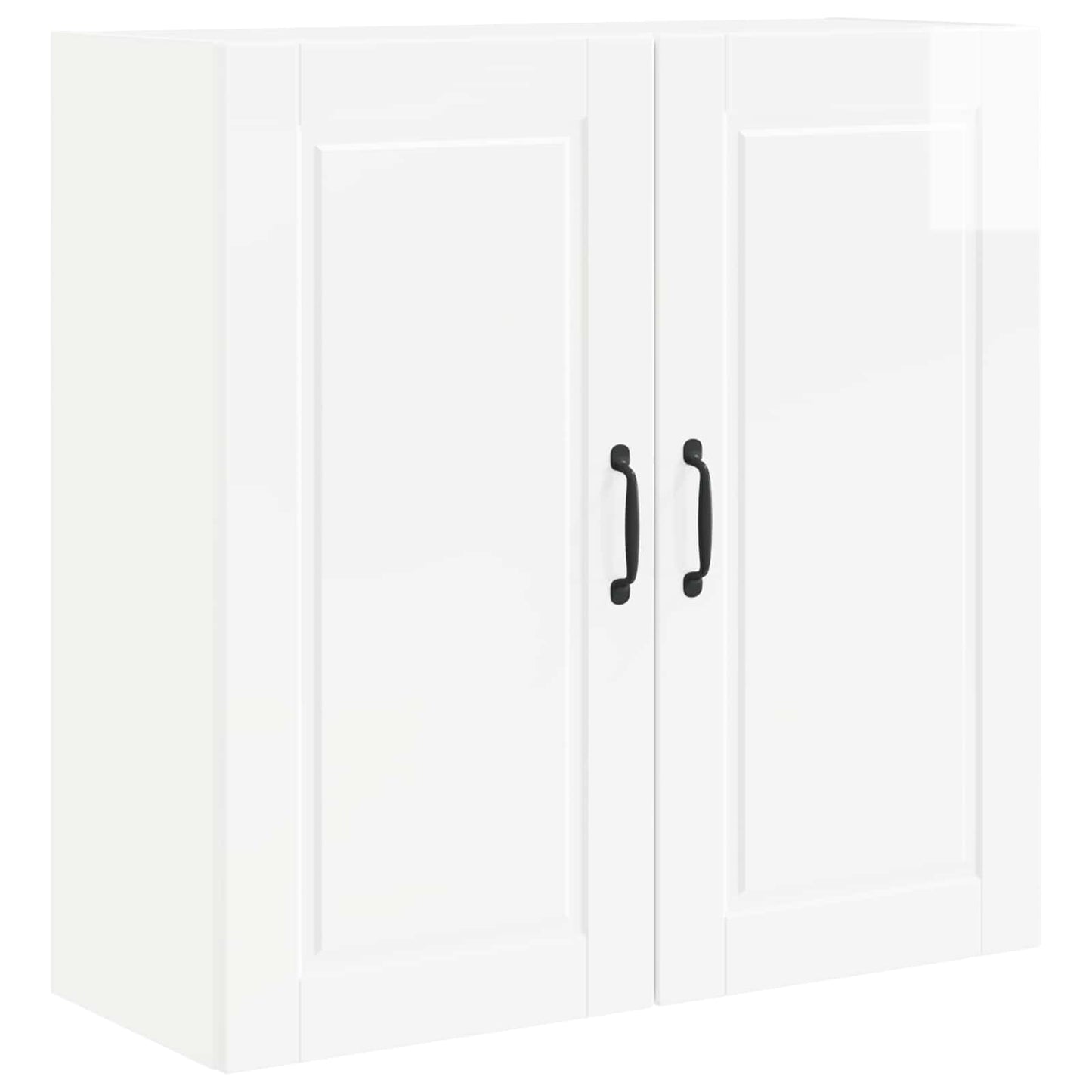 Armadietto a muro PORTO Bianco Lucido 80 x 31 x 80 cm | homemem39