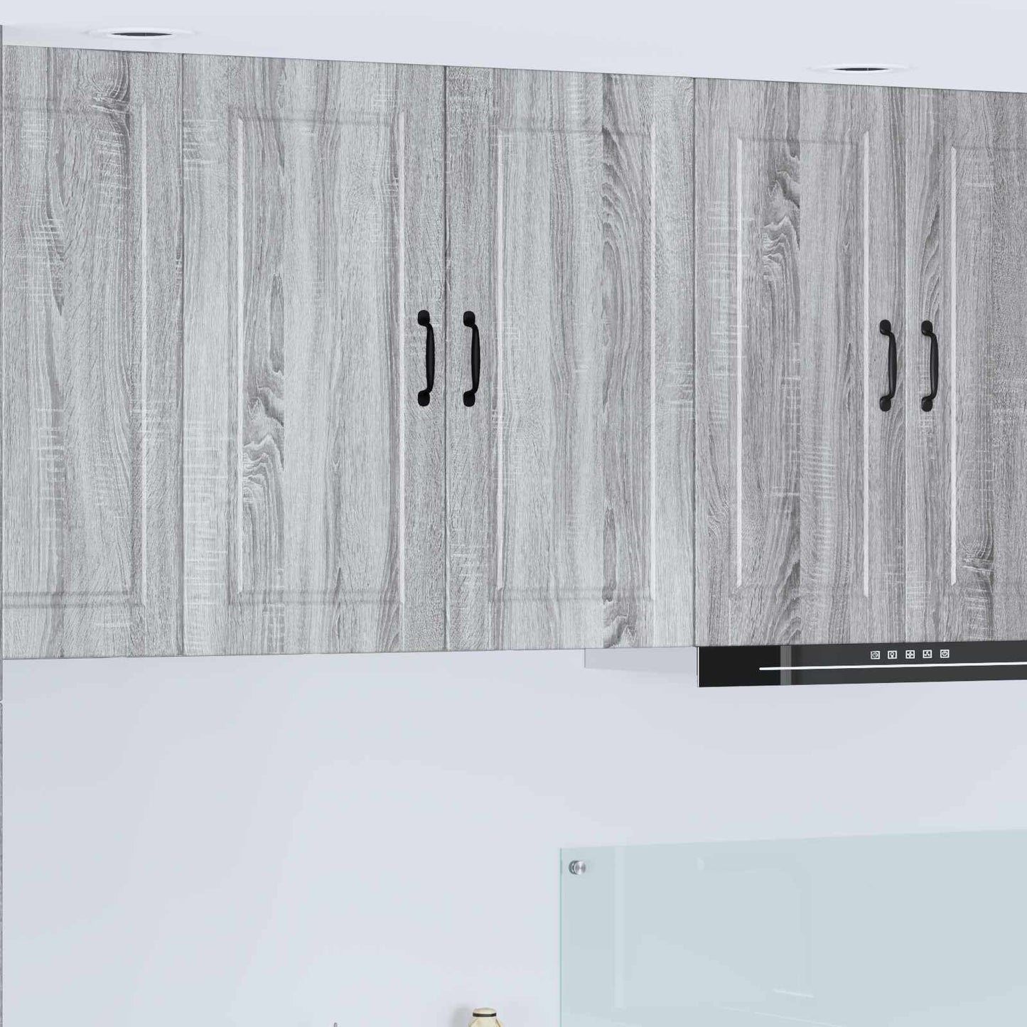 Armadietto a muro PORTO Grigio Sonoma 80 x 31 x 80 cm | homemem39