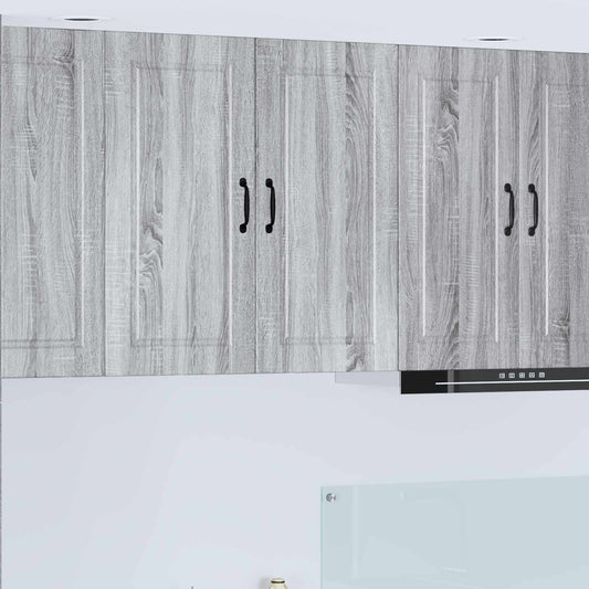 Armadietto a muro PORTO Grigio Sonoma 80 x 31 x 80 cm | homemem39