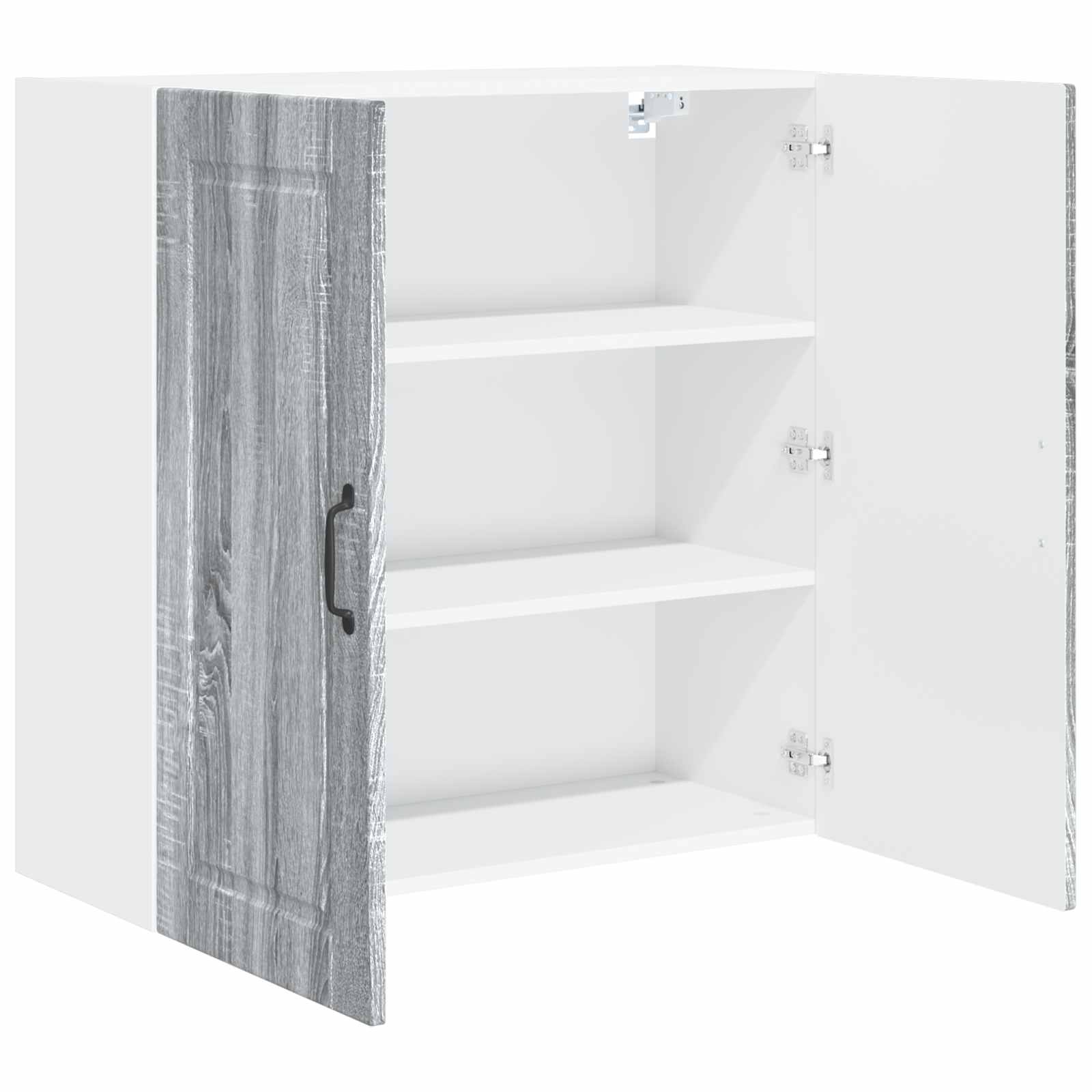 Armadietto a muro PORTO Grigio Sonoma 80 x 31 x 80 cm | homemem39