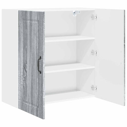 Armadietto a muro PORTO Grigio Sonoma 80 x 31 x 80 cm | homemem39