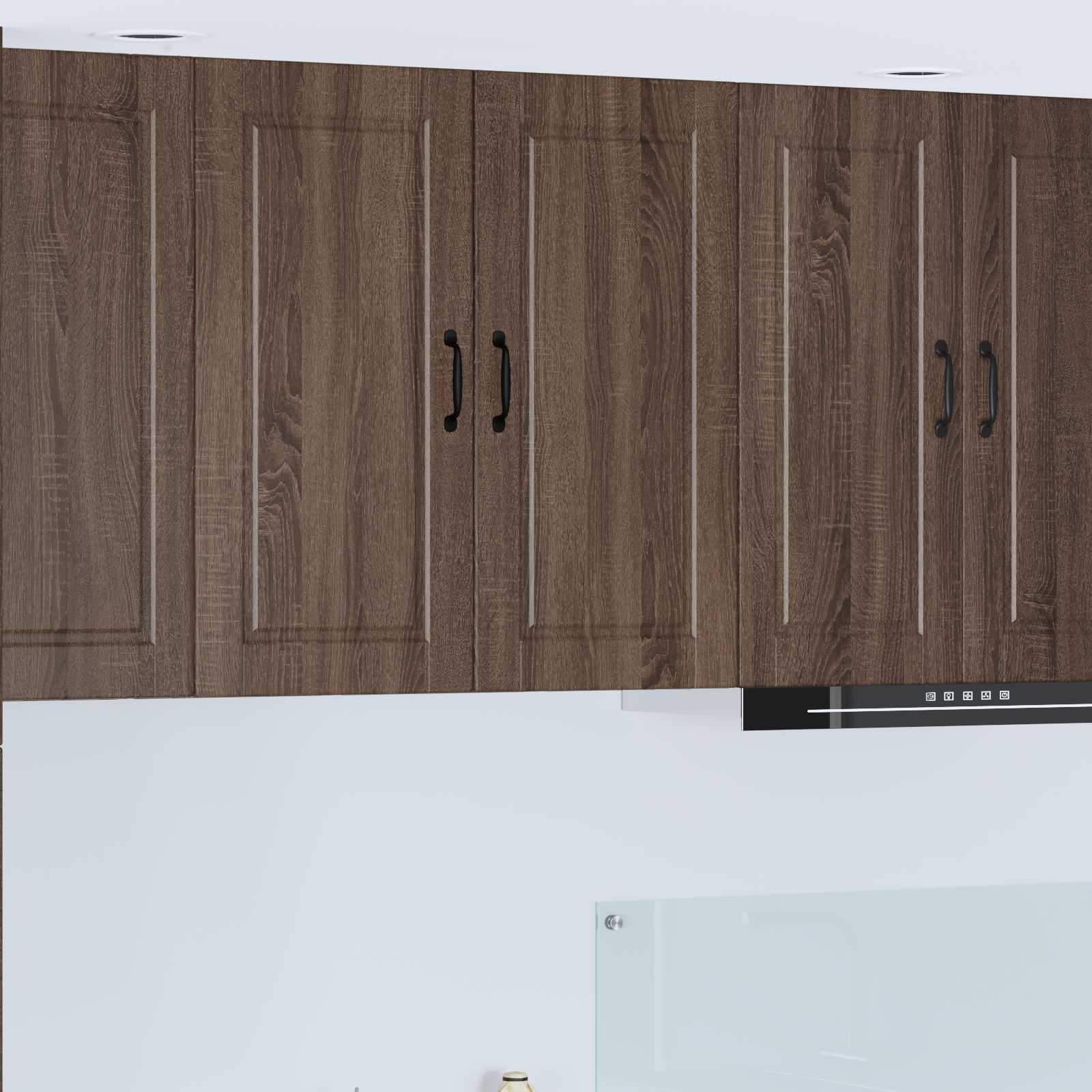 Armadietto a muro PORTO Rovere Marrone 80 x 31 x 80 cm | homemem39