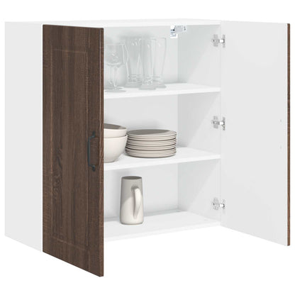 Armadietto a muro PORTO Rovere Marrone 80 x 31 x 80 cm | homemem39