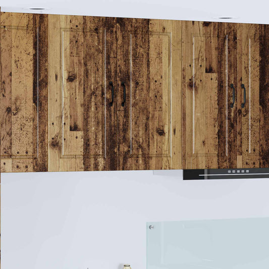 Armadietto a muro PORTO Legno vecchio 80 x 31 x 80 cm | homemem39