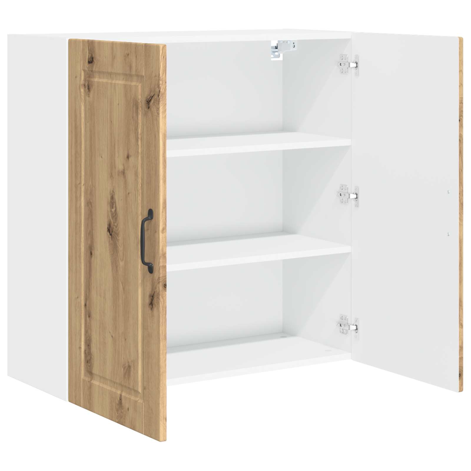 Armadietto a muro PORTO Rovere artigianale 80 x 31 x 80 cm | homemem39