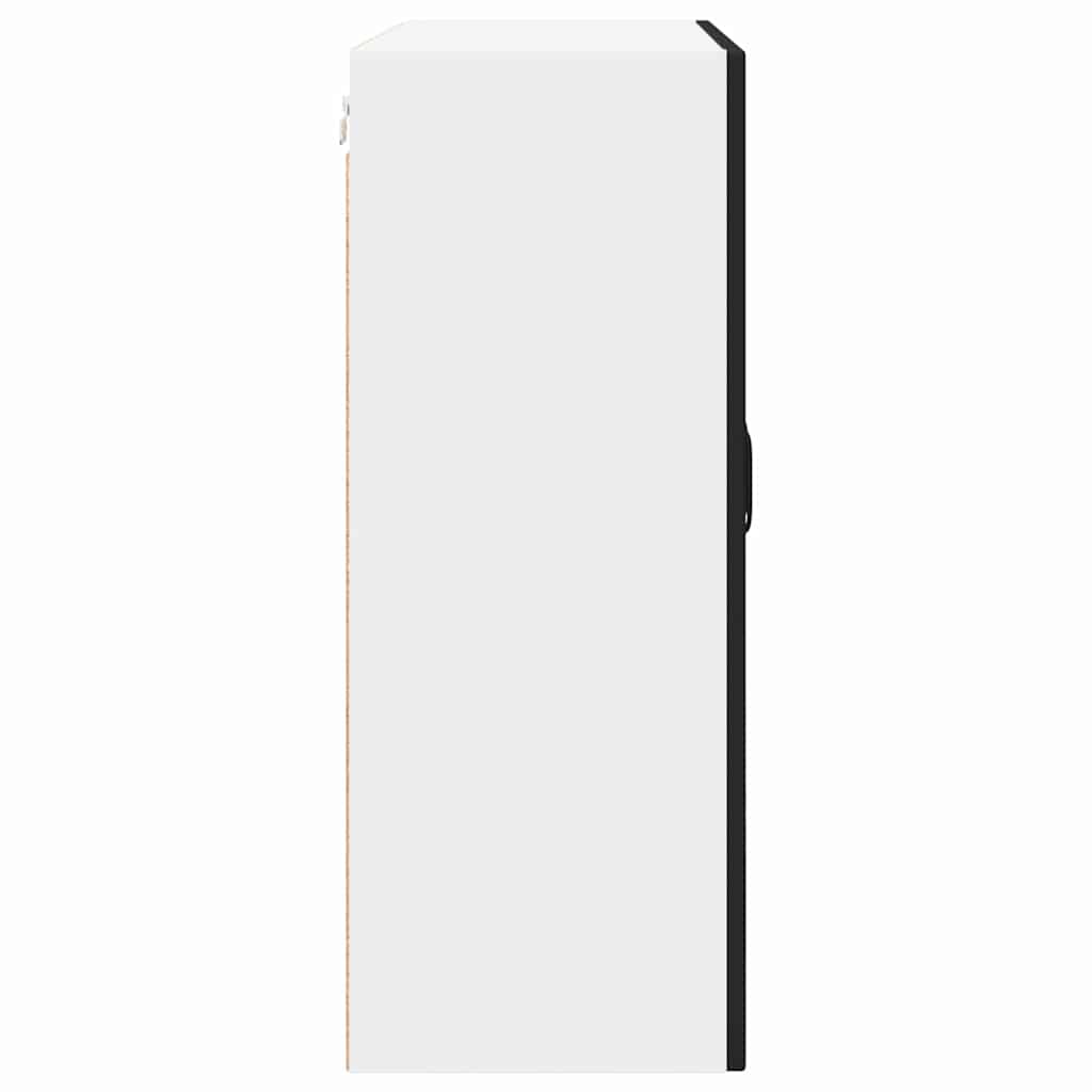 Mobile in vetro da parete PORTO Nero 80 x 31 x 80 cm | homemem39
