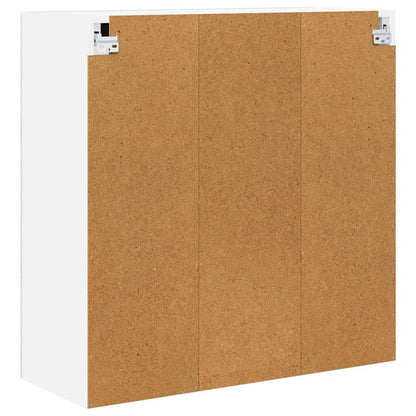 Mobile in vetro da parete PORTO Grigio cemento 80 x 31 x 80 cm | homemem39