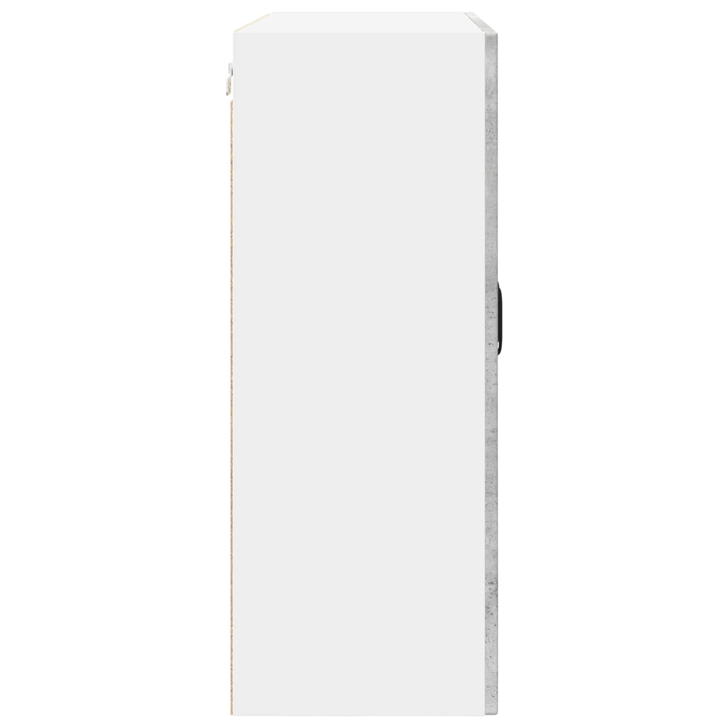 Mobile in vetro da parete PORTO Grigio cemento 80 x 31 x 80 cm
