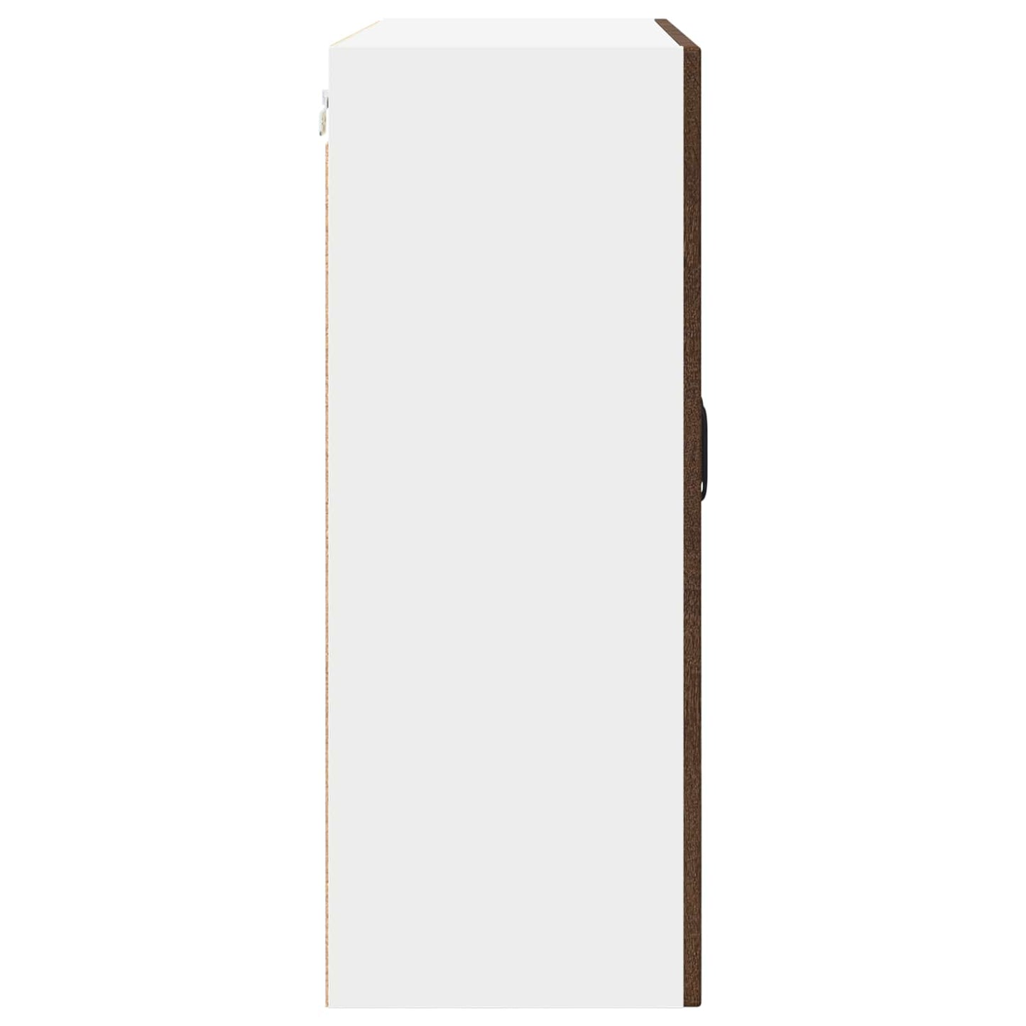 Mobile in vetro da parete PORTO Rovere Marrone 80 x 31 x 80 cm - homemem39
