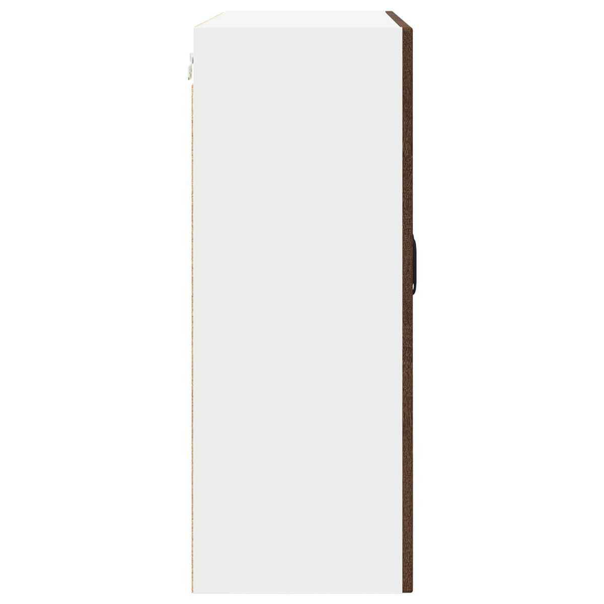 Mobile in vetro da parete PORTO Rovere Marrone 80 x 31 x 80 cm - homemem39