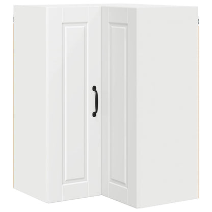 Mobile angolare per parete PORTO Bianco 57 x 57 x 80 cm | homemem39