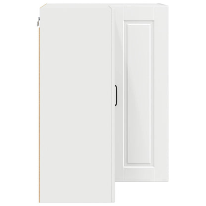 Mobile angolare per parete PORTO Bianco 57 x 57 x 80 cm | homemem39