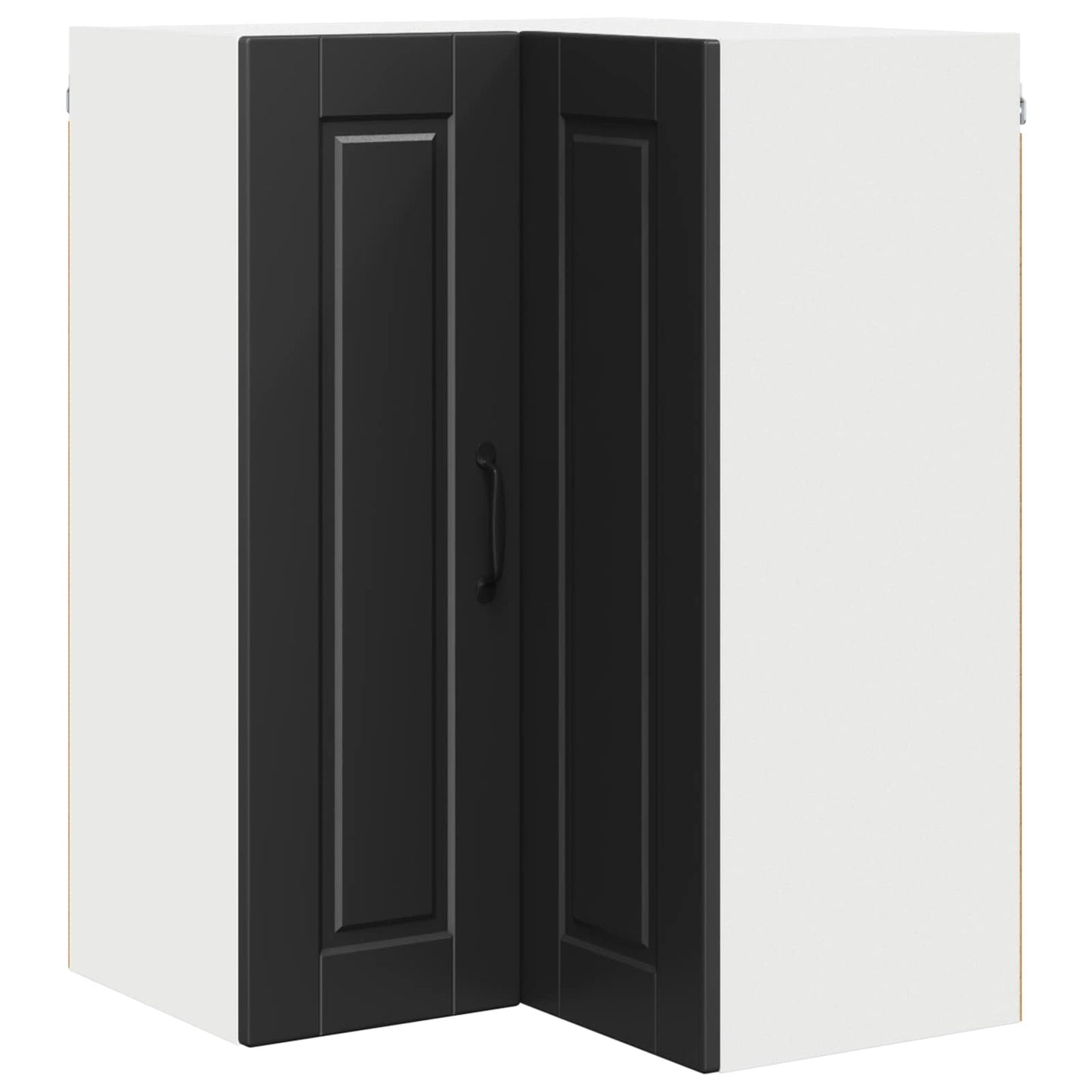 Mobile angolare per parete PORTO Nero 57 x 57 x 80 cm | homemem39
