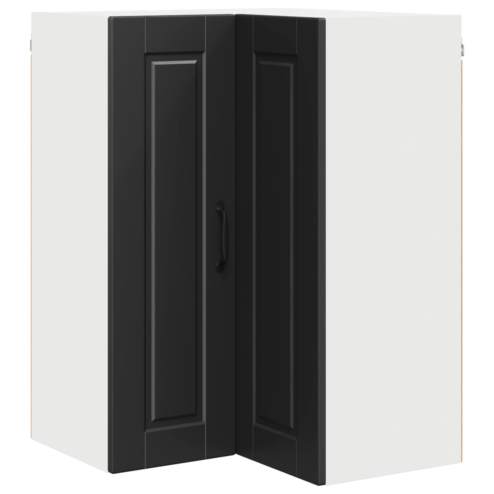 Mobile angolare per parete PORTO Nero 57 x 57 x 80 cm | homemem39