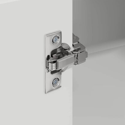 Mobile angolare per parete PORTO Bianco Lucido 57 x 57 x 80 cm | homemem39