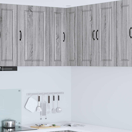 Mobile angolare per parete PORTO Grigio Sonoma 57 x 57 x 80 cm | homemem39