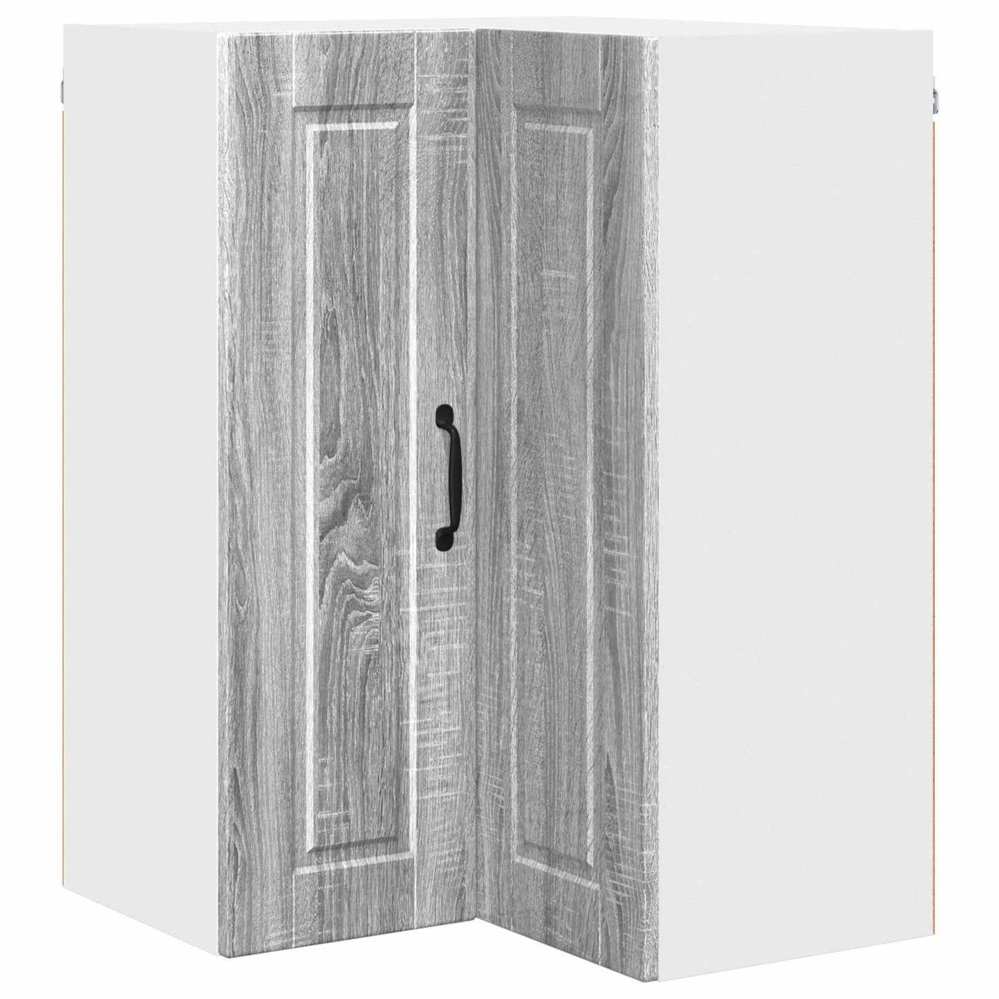 Mobile angolare per parete PORTO Grigio Sonoma 57 x 57 x 80 cm | homemem39