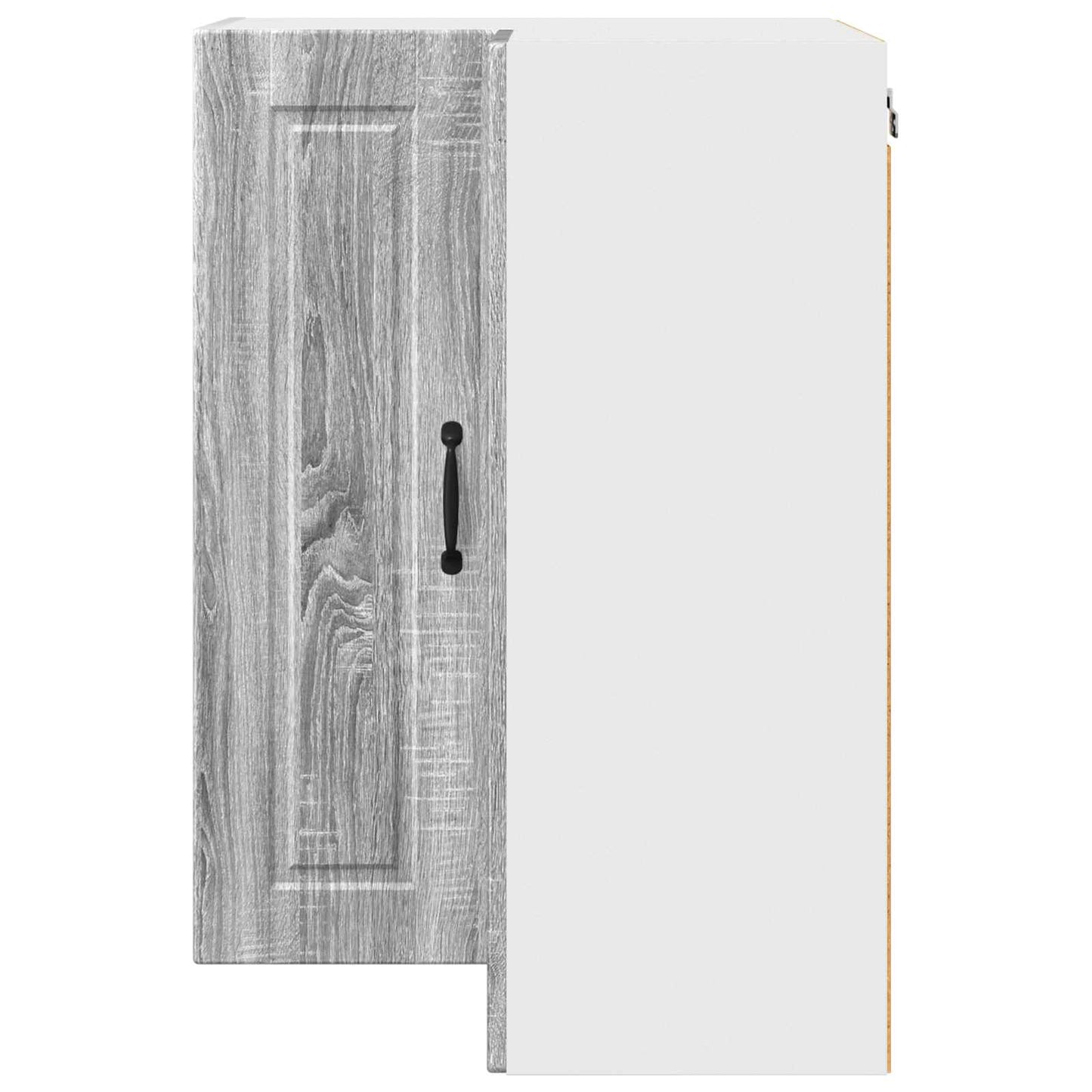 Mobile angolare per parete PORTO Grigio Sonoma 57 x 57 x 80 cm | homemem39