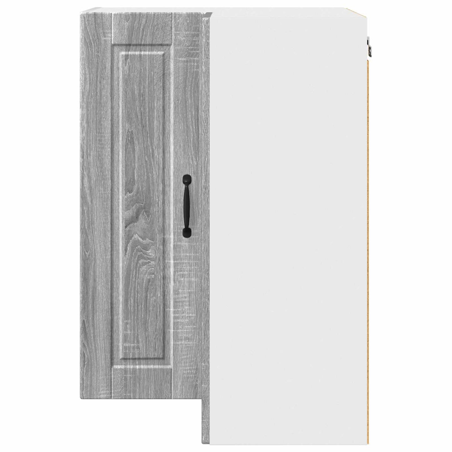 Mobile angolare per parete PORTO Grigio Sonoma 57 x 57 x 80 cm