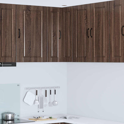 Mobile angolare per parete PORTO Rovere Marrone 57 x 57 x 80 cm | homemem39