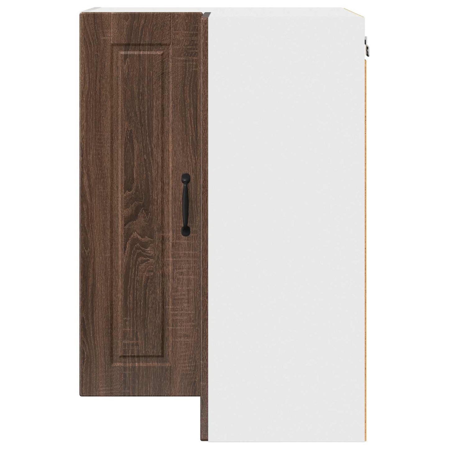 Mobile angolare per parete PORTO Rovere Marrone 57 x 57 x 80 cm | homemem39