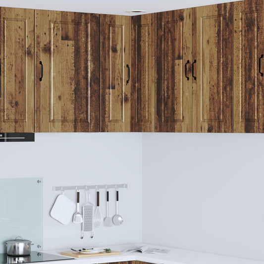 Mobile angolare per parete PORTO Legno vecchio 57 x 57 x 80 cm | homemem39