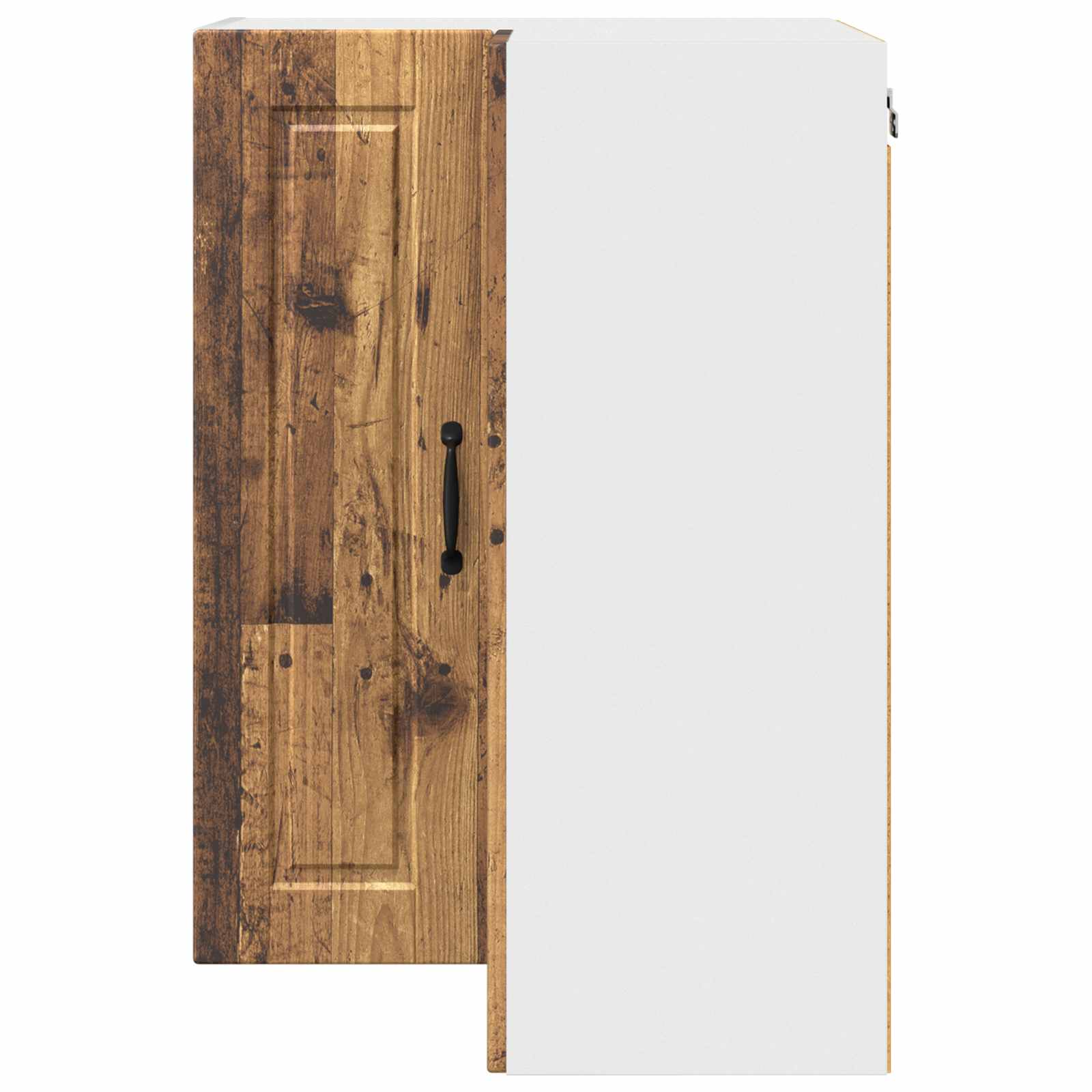 Mobile angolare per parete PORTO Legno vecchio 57 x 57 x 80 cm | homemem39
