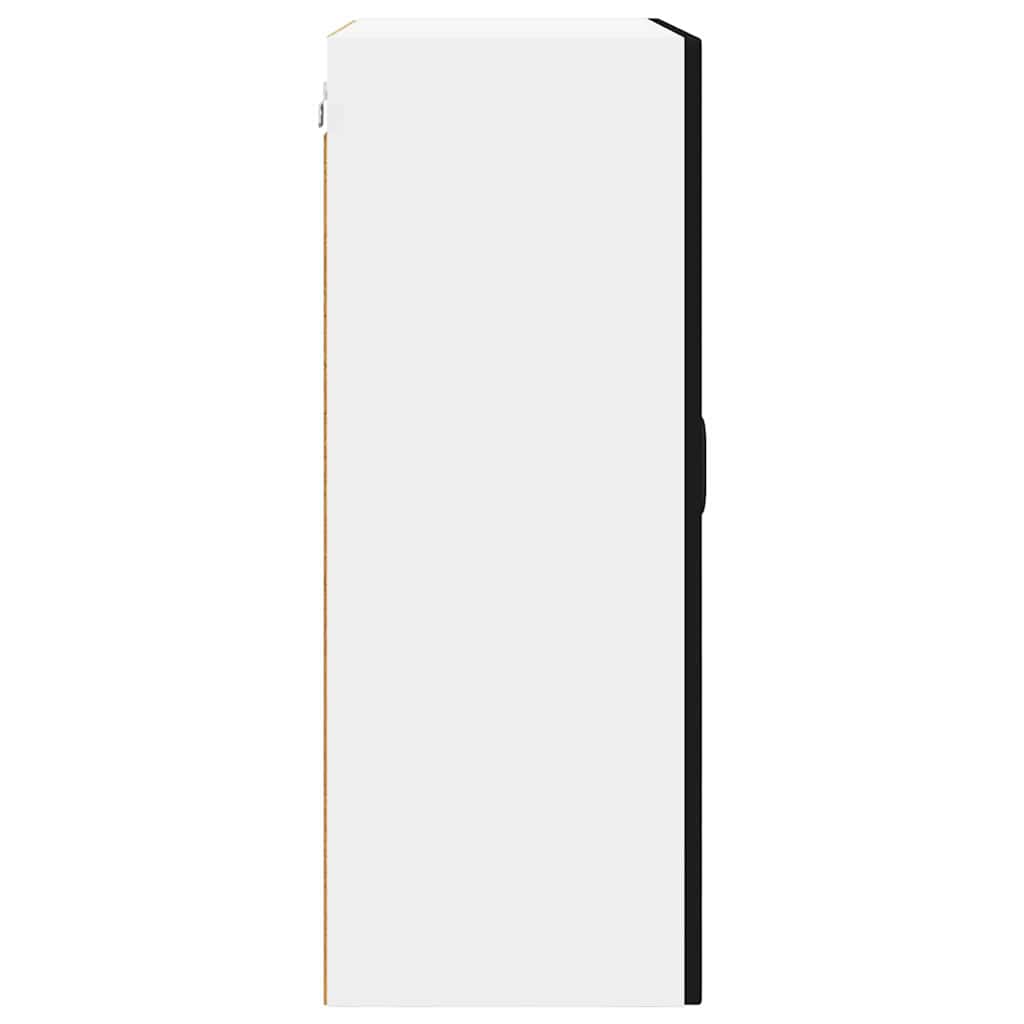 Mobile in vetro da parete PORTO Nero 60 x 31 x 80 cm | homemem39