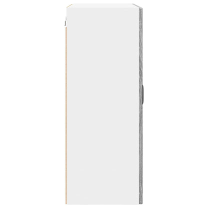 Mobile in vetro da parete PORTO Grigio Sonoma 60 x 31 x 80 cm - homemem39