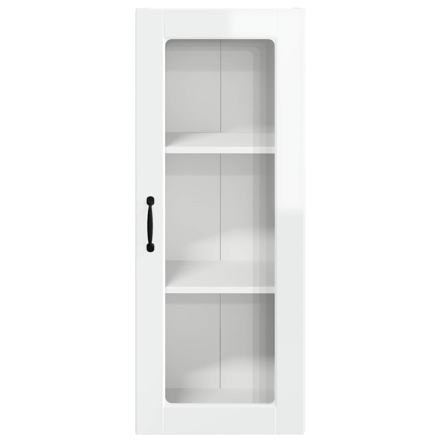 Mobile in vetro da parete PORTO Bianco Lucido 40 x 31 x 100 cm | homemem39