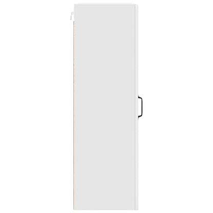 Mobile in vetro da parete PORTO Bianco Lucido 40 x 31 x 100 cm | homemem39