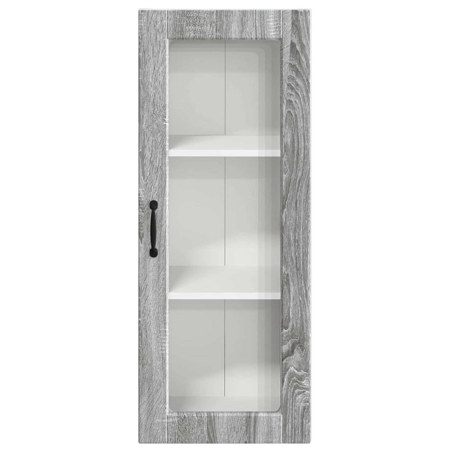 Mobile in vetro da parete PORTO Grigio Sonoma 40 x 31 x 100 cm | homemem39