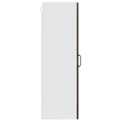 Mobile in vetro da parete PORTO Rovere Marrone 40 x 31 x 100 cm | homemem39