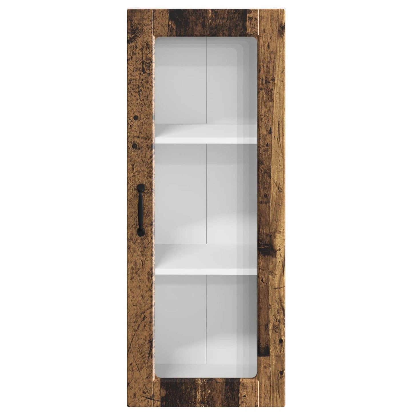 Mobile in vetro da parete PORTO Legno vecchio 40 x 31 x 100 cm | homemem39