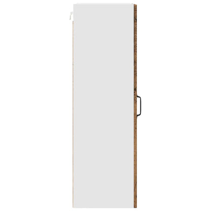 Mobile in vetro da parete PORTO Legno vecchio 40 x 31 x 100 cm | homemem39