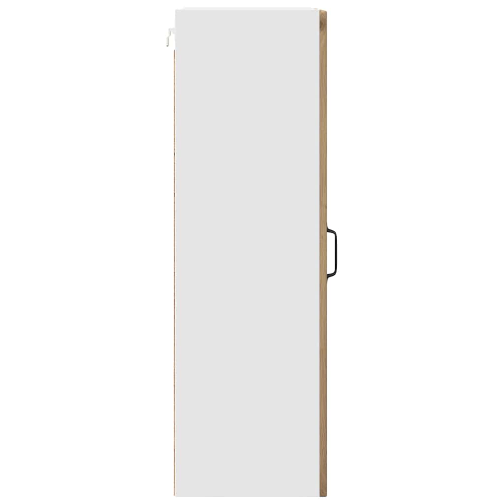 Mobile in vetro da parete PORTO Rovere artigianale | homemem39
