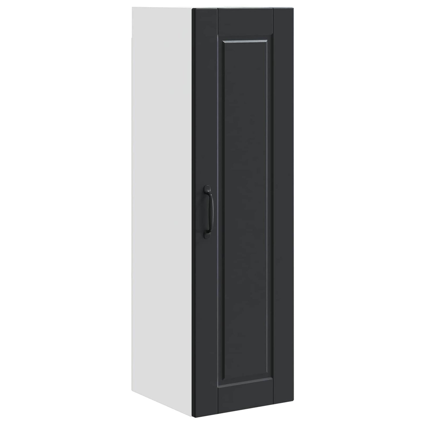 Armadietto a muro PORTO Nero 30 x 31 x 100 cm Legno multistrato | homemem39