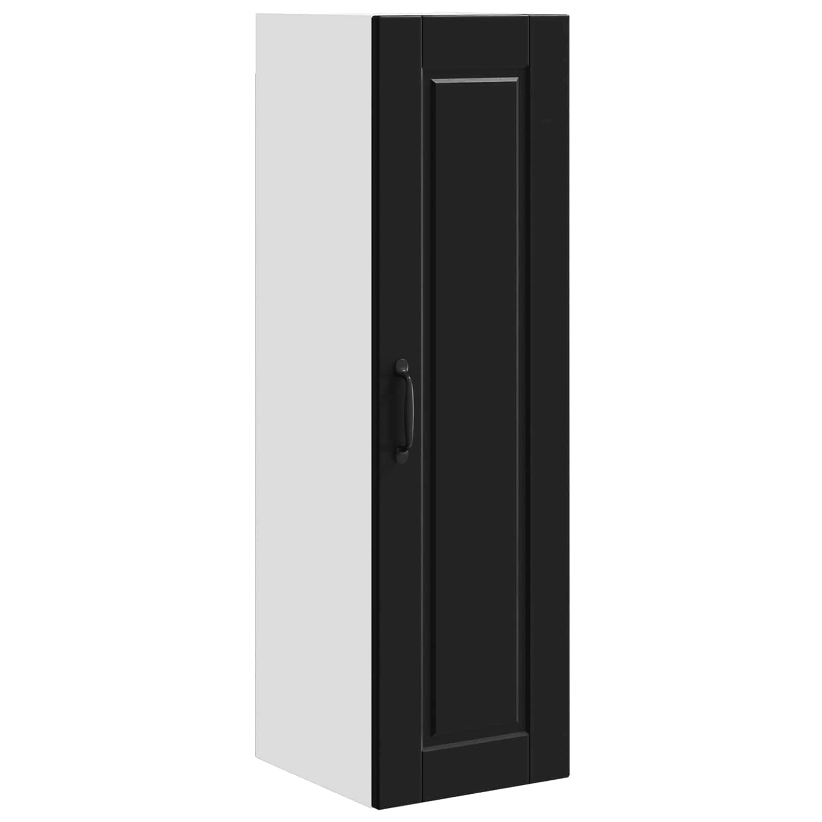 Armadietto a muro PORTO Nero 30 x 31 x 100 cm - homemem39