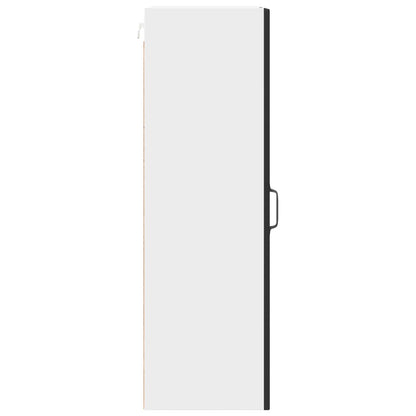 Armadietto a muro PORTO Nero 30 x 31 x 100 cm - homemem39