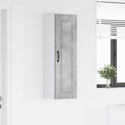 Armadietto a muro PORTO Grigio cemento 30 x 31 x 100 cm | homemem39