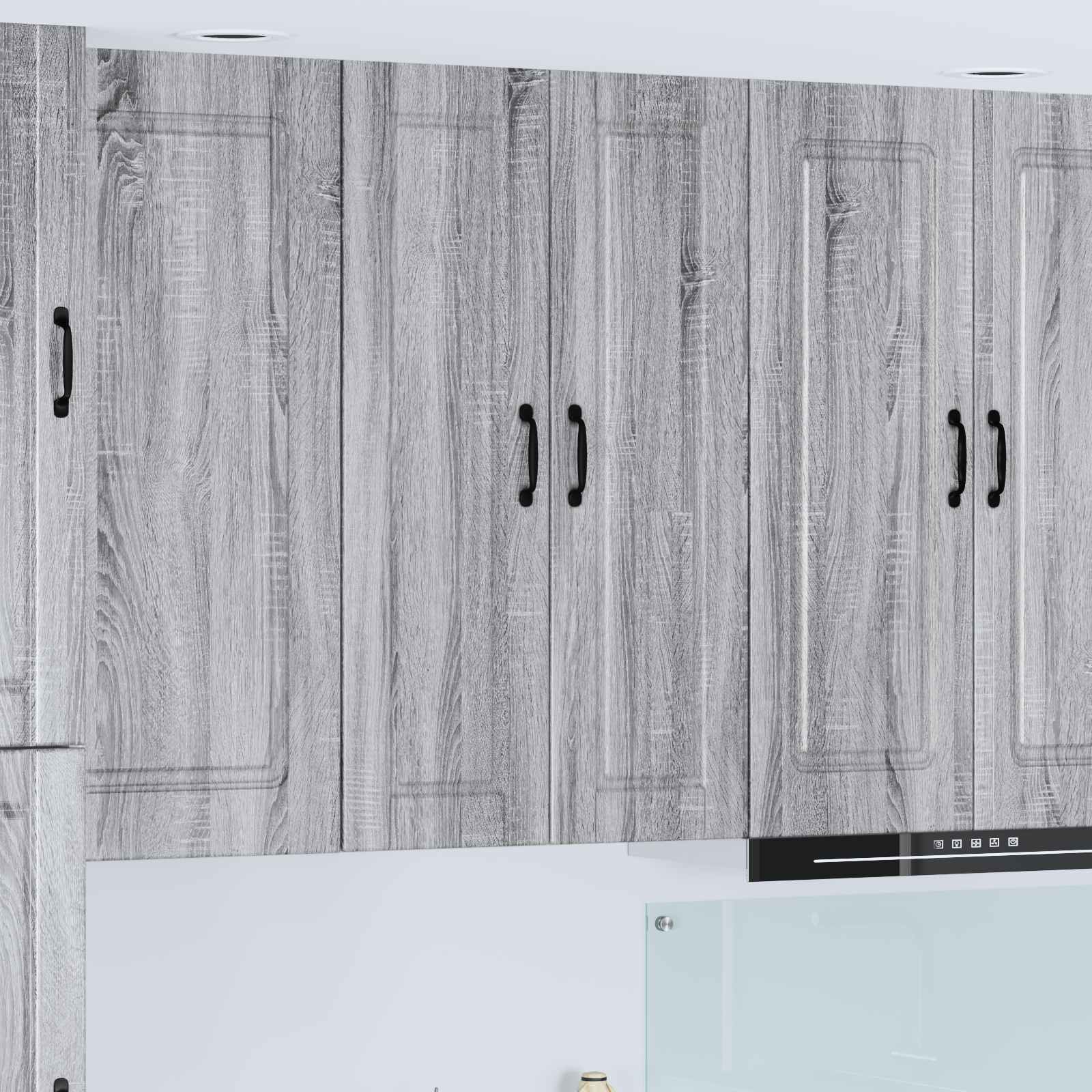 Armadietto a muro PORTO Grigio Sonoma 30 x 31 x 100 cm | homemem39