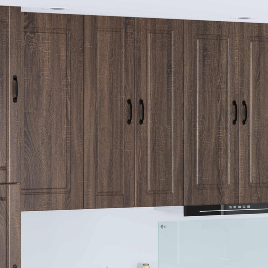 Armadietto a muro PORTO Rovere Marrone 30 x 31 x 100 cm | homemem39