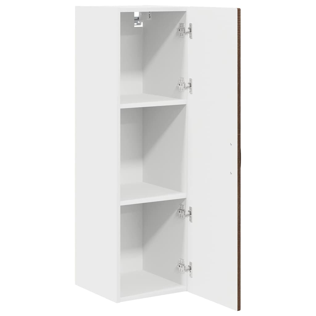 Armadietto a muro PORTO Rovere Marrone 30 x 31 x 100 cm | homemem39