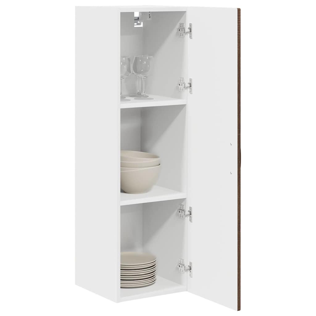 Armadietto a muro PORTO Rovere Marrone 30 x 31 x 100 cm | homemem39