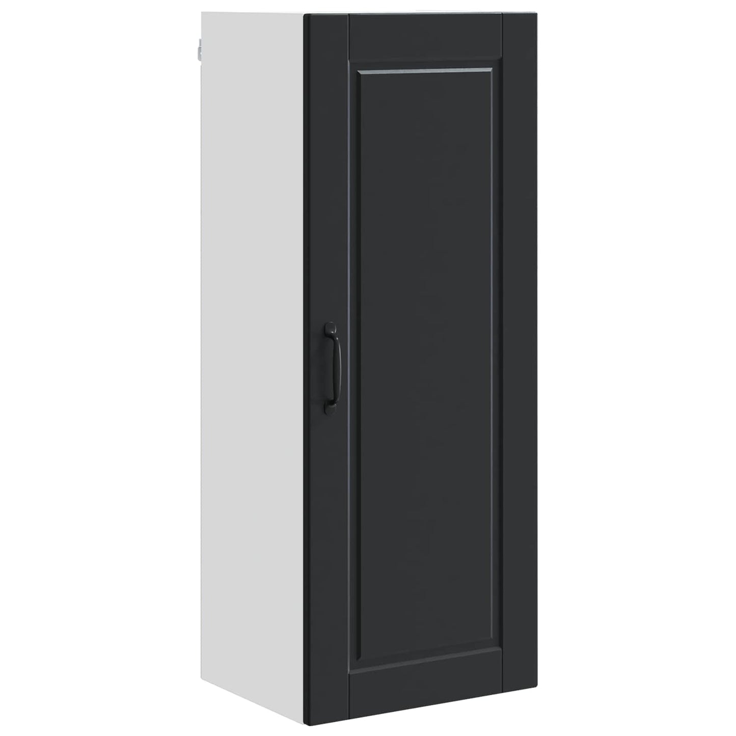 Armadietto a muro PORTO Nero 40 x 31 x 100 cm Legno multistrato | homemem39