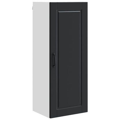 Armadietto a muro PORTO Nero 40 x 31 x 100 cm Legno multistrato | homemem39